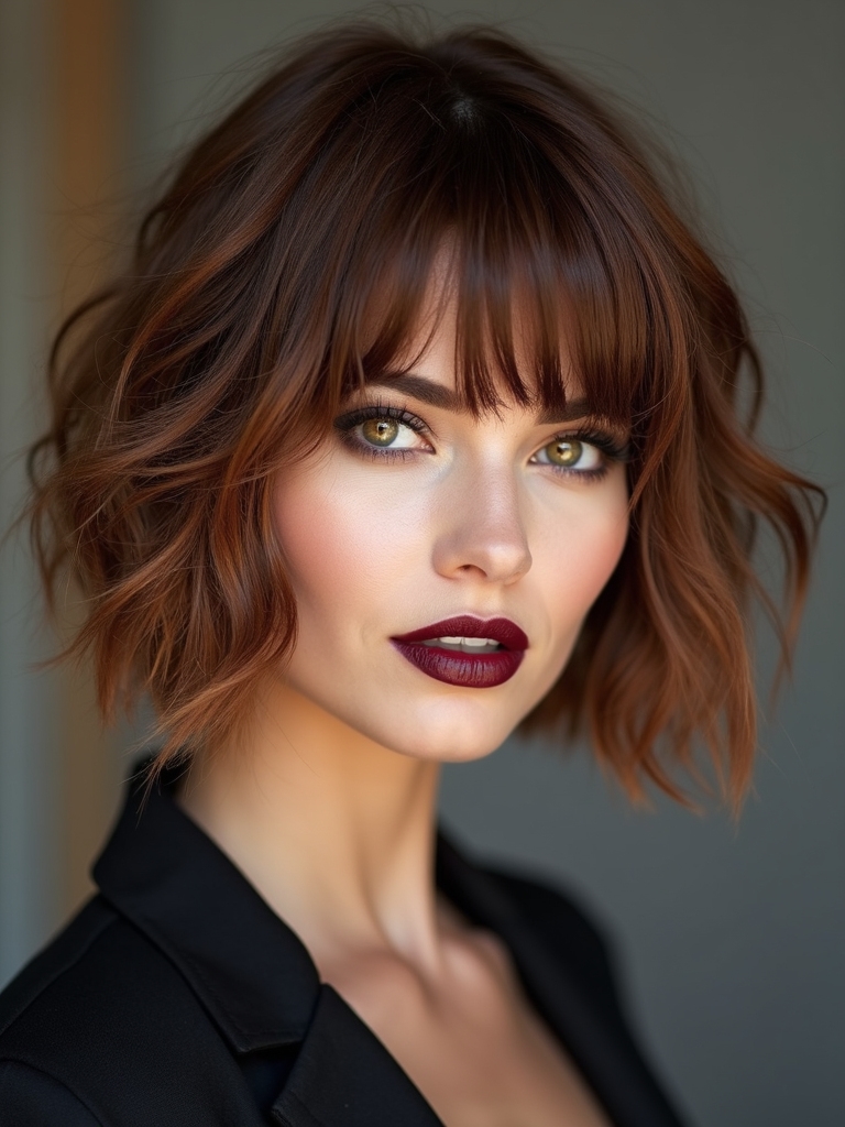 effortless textured bob styling