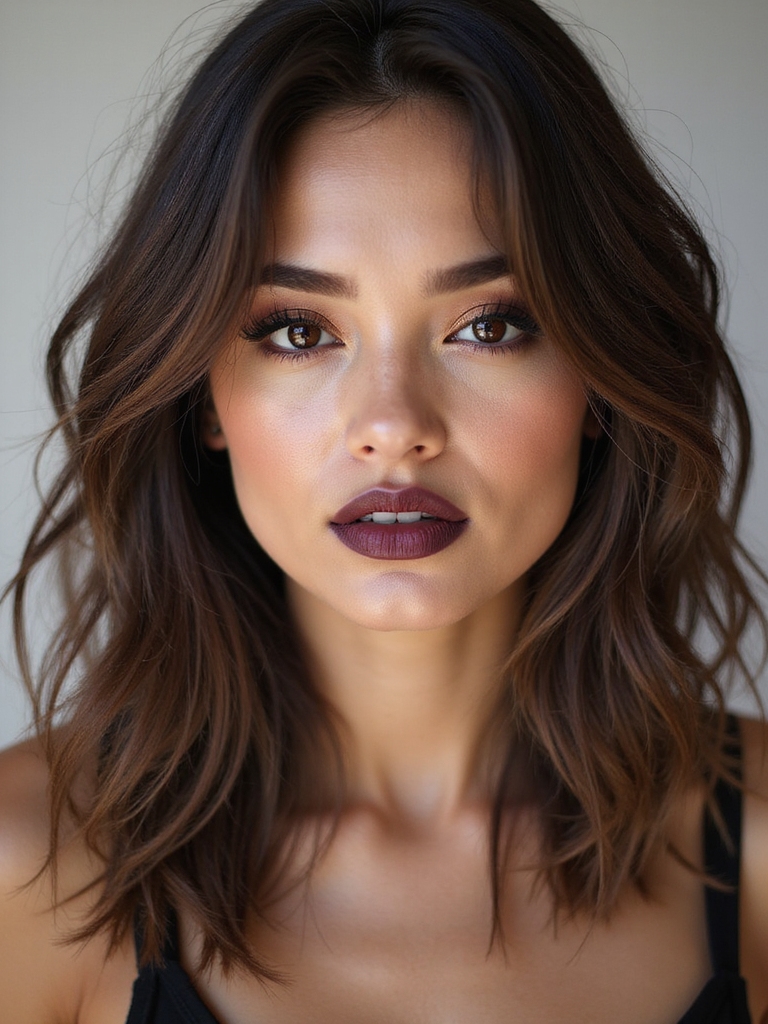 effortless tousled soft volume blowout
