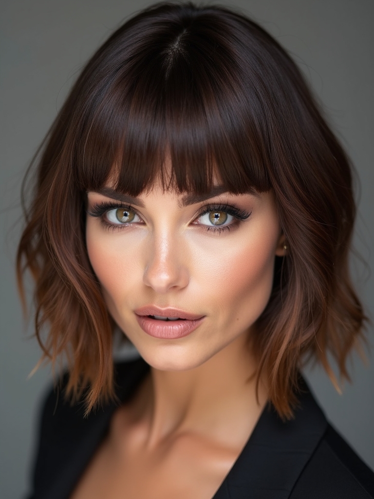face framing fringe for fullness