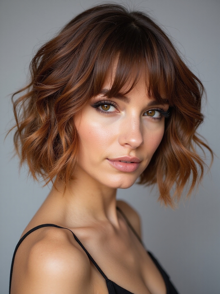 flattering choppy bob variations