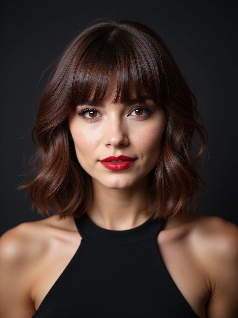 gradual angled shoulder length transformation
