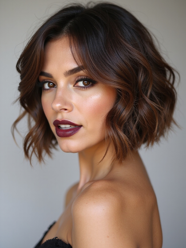 hidden undercut stacked bob silhouette