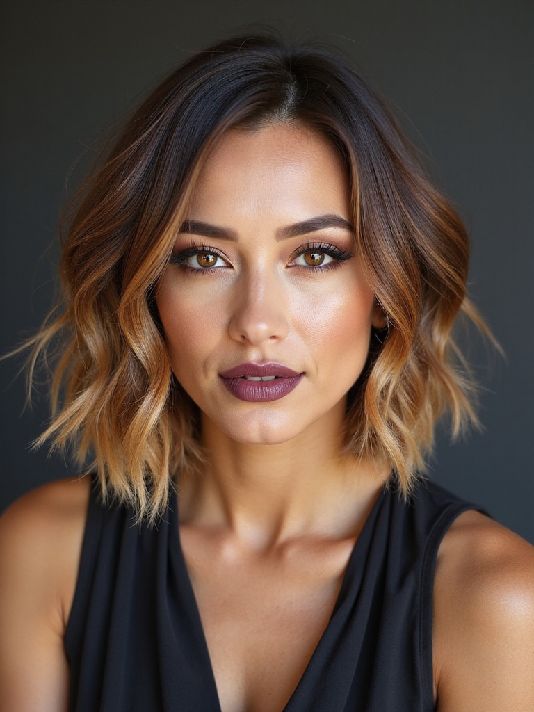 inverted bob adds dramatic shape