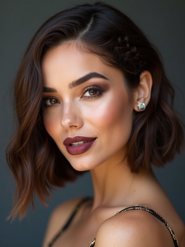 knotted braids for volume