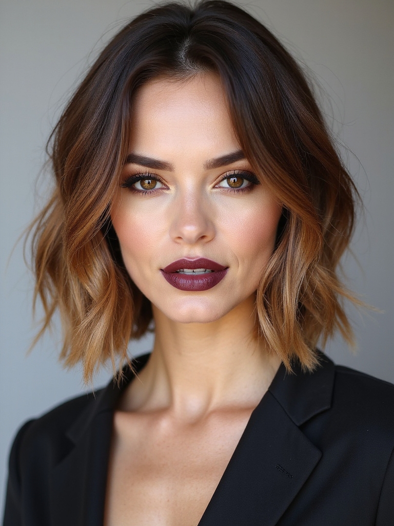 layered a line bob lift
