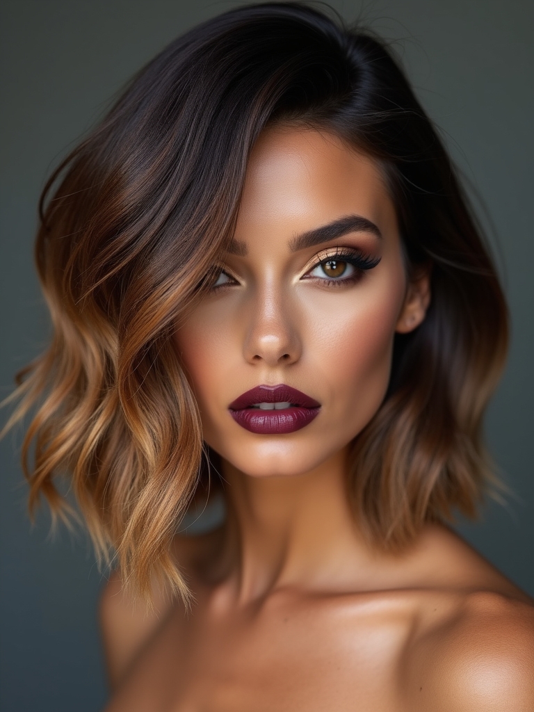 layered bob adds volume