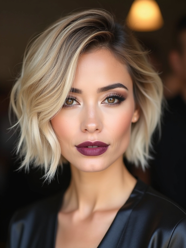 layered short bob boost
