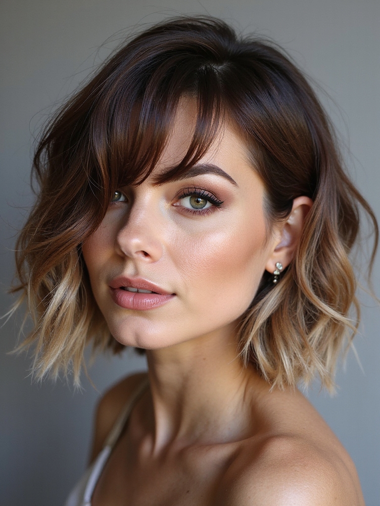 layered stacked bob lift