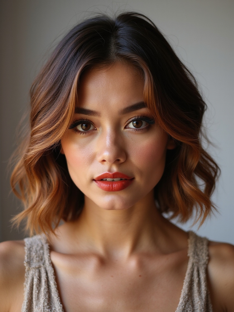 lob with face framing layers