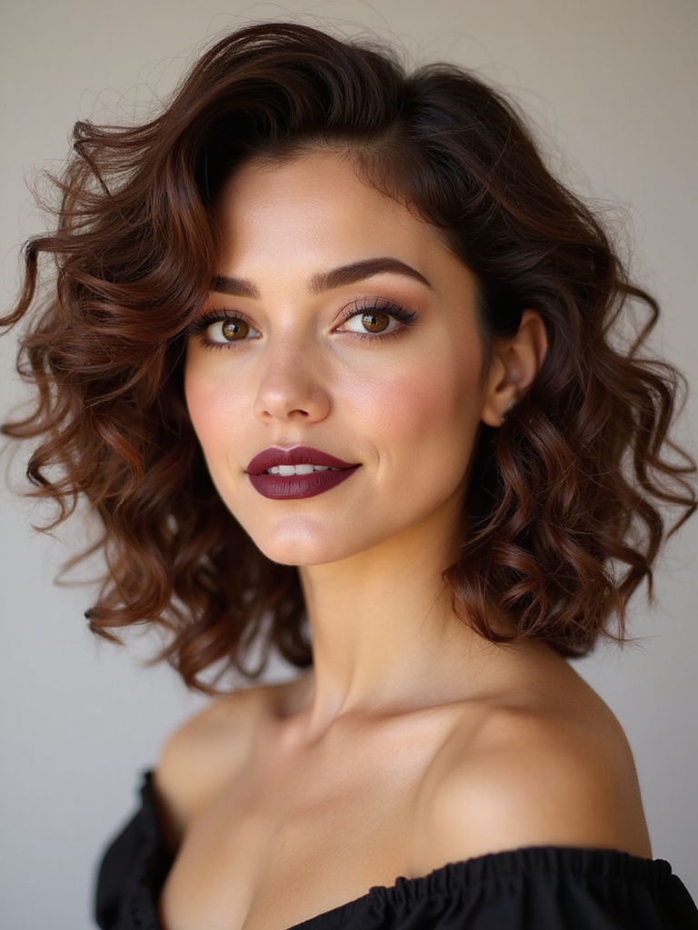 long bob with layers