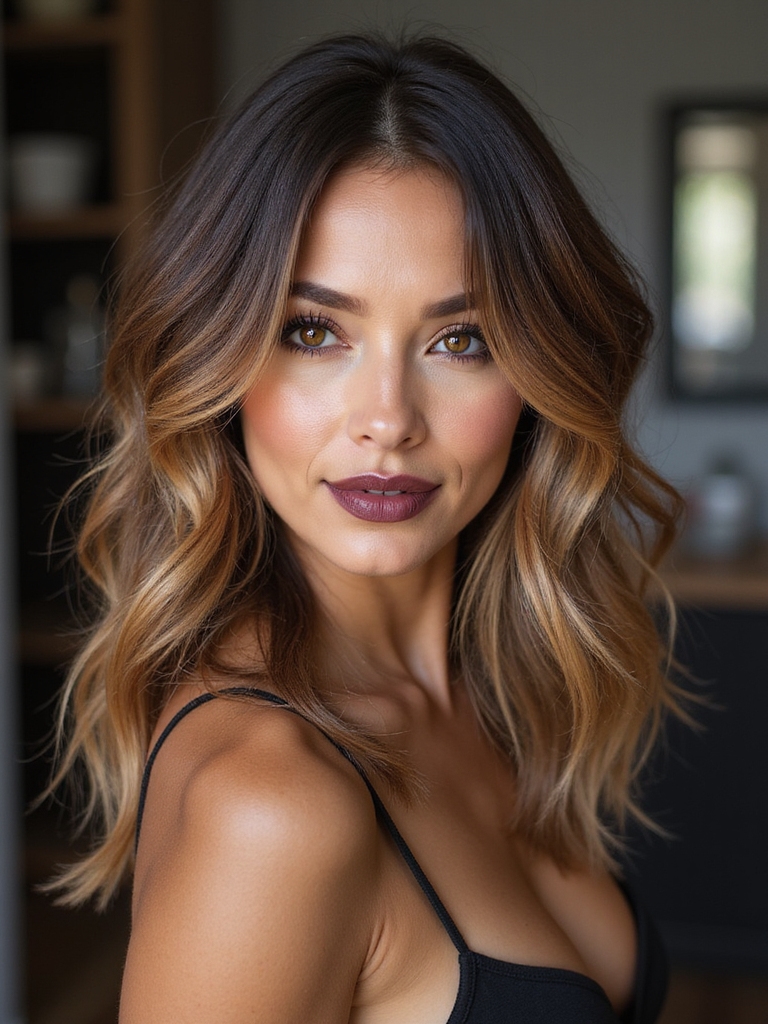 long layered lob detailing
