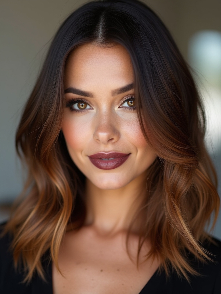 long stacked bob layers