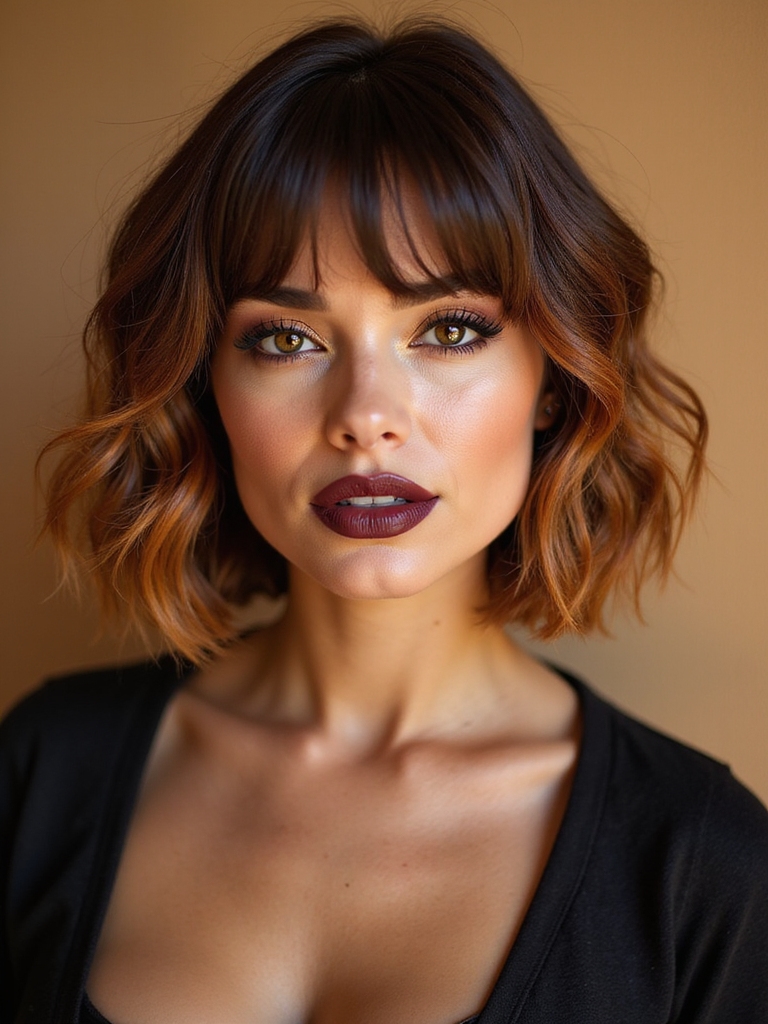 low fuss luminous face framing