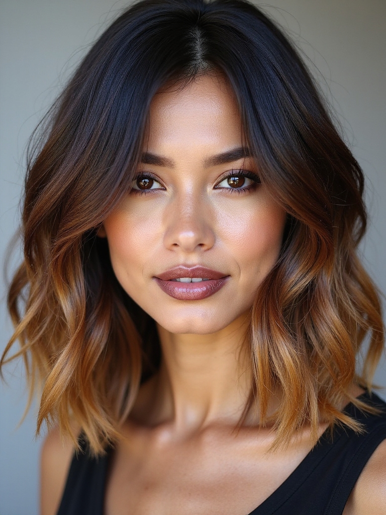 low maintenance sun kissed ombre