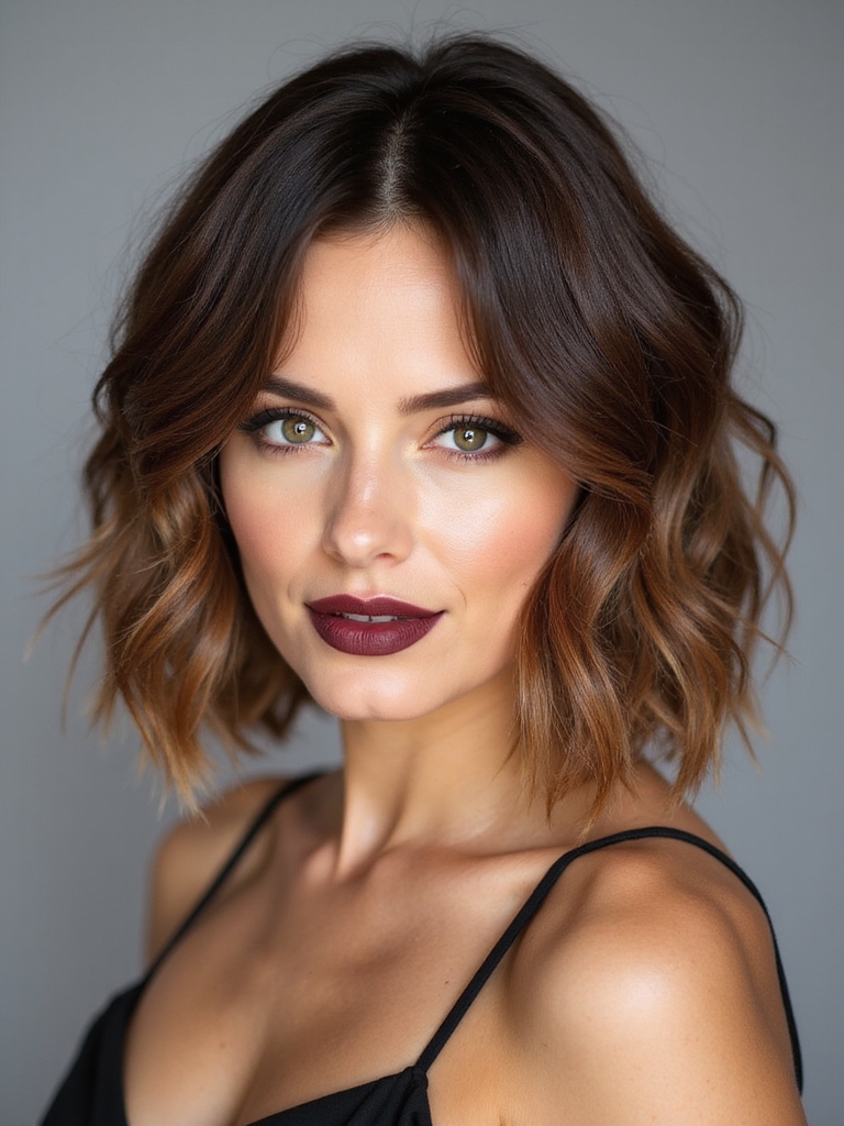 low maintenance wash and go stacked bob