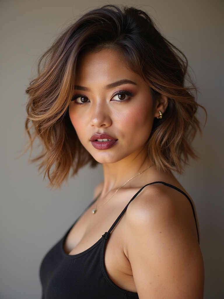 match bob length to face