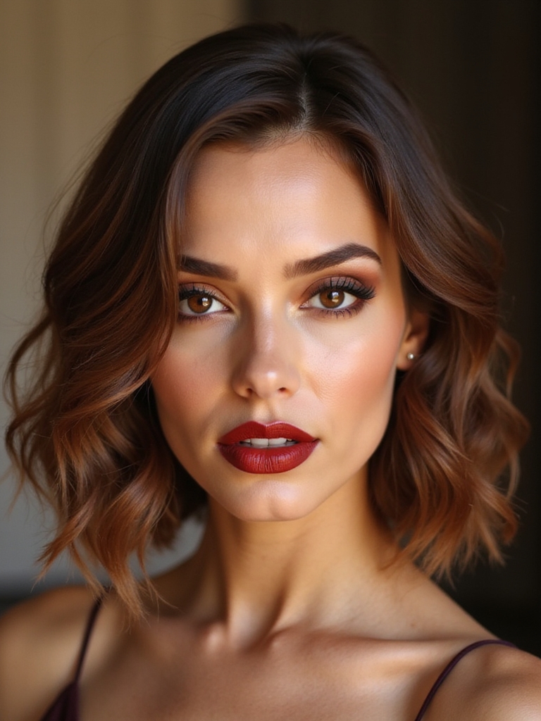 medium angled bob textures