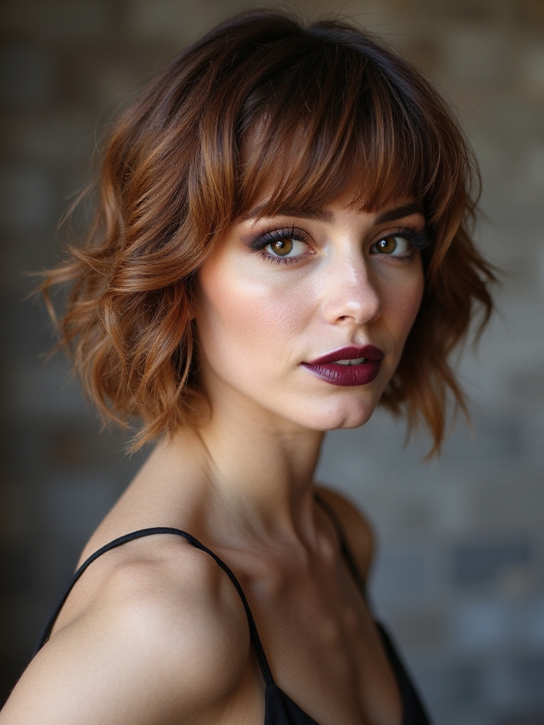 playful polished choppy shag pixie