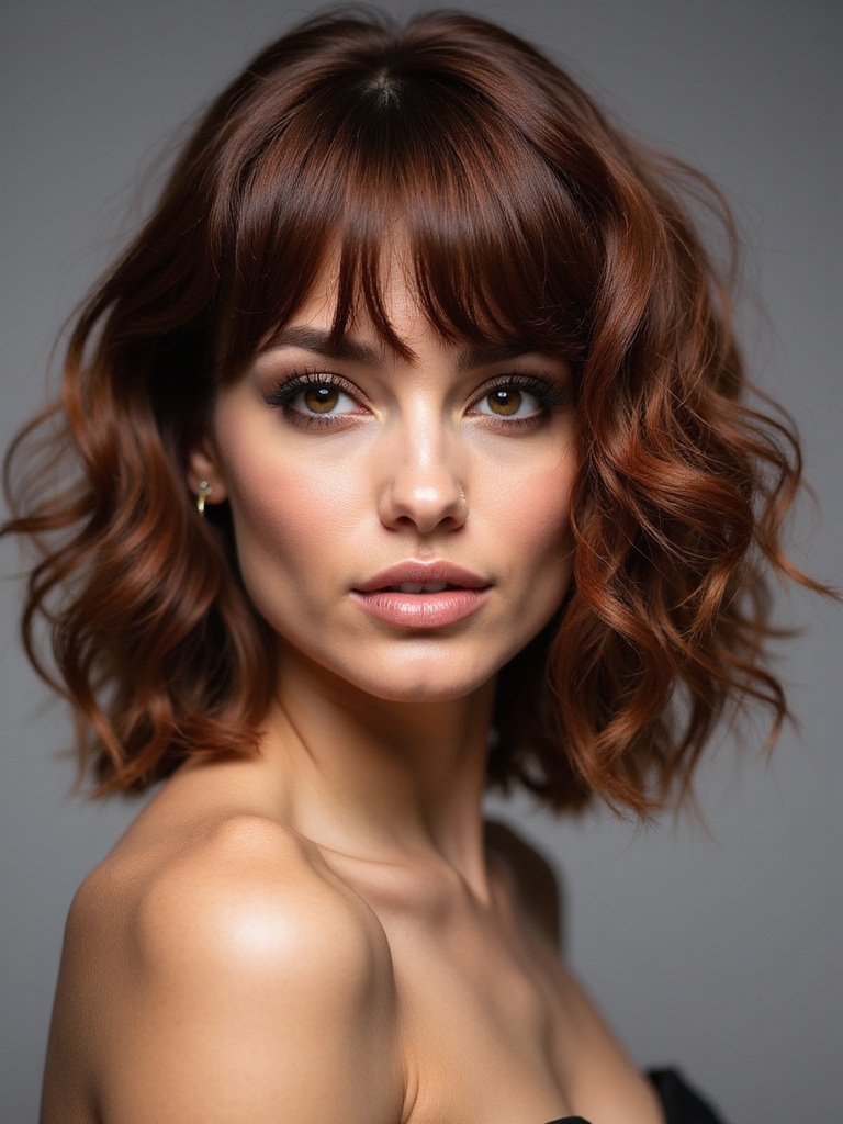 quick textured shag morning routine