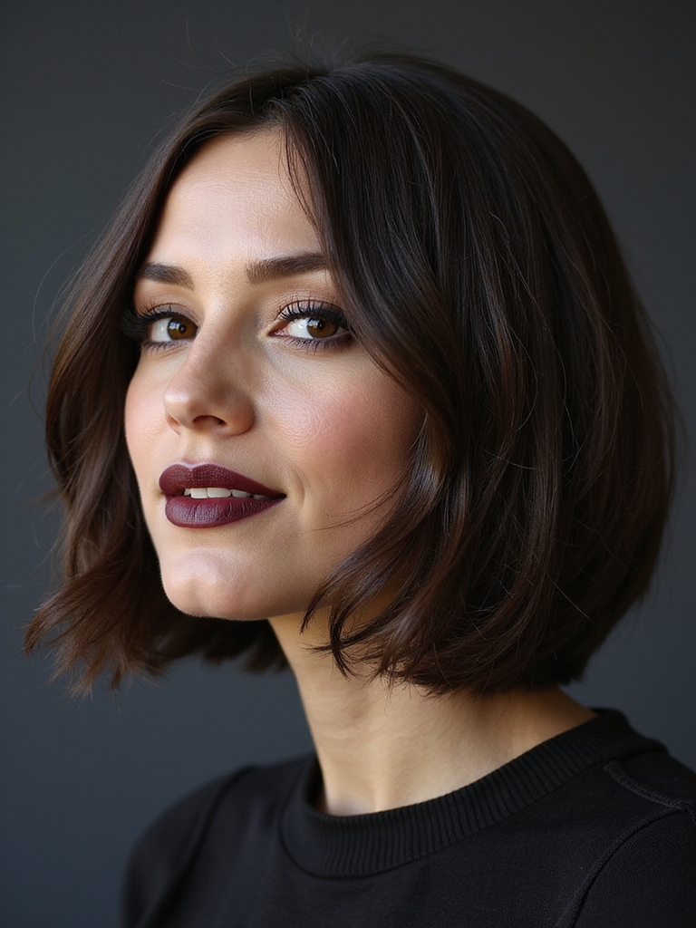 razor sharp exposed neck bob