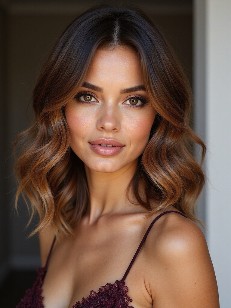 romantic soft curled bob