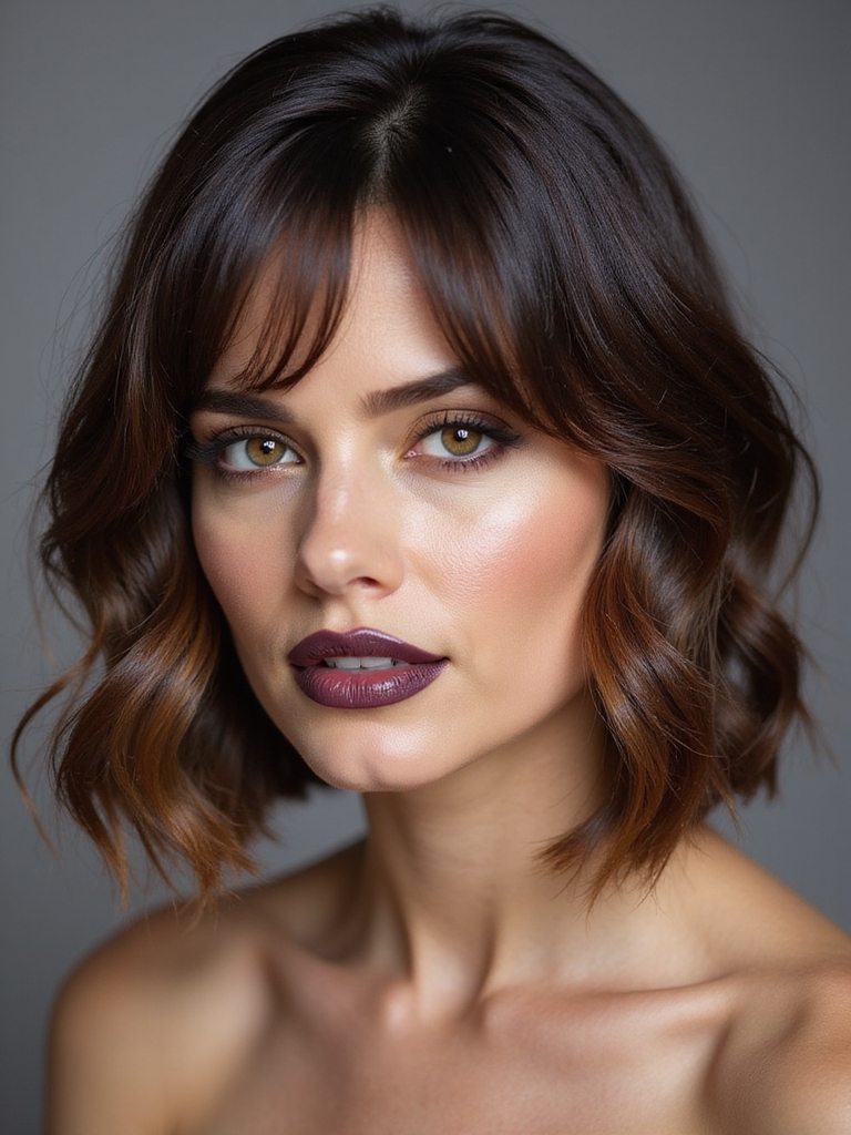 rounded jaw hugging bob