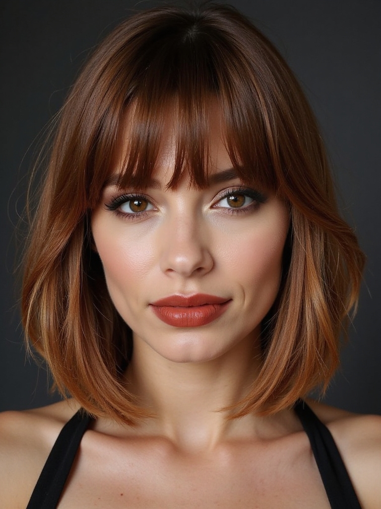 sculpted effortless framed face