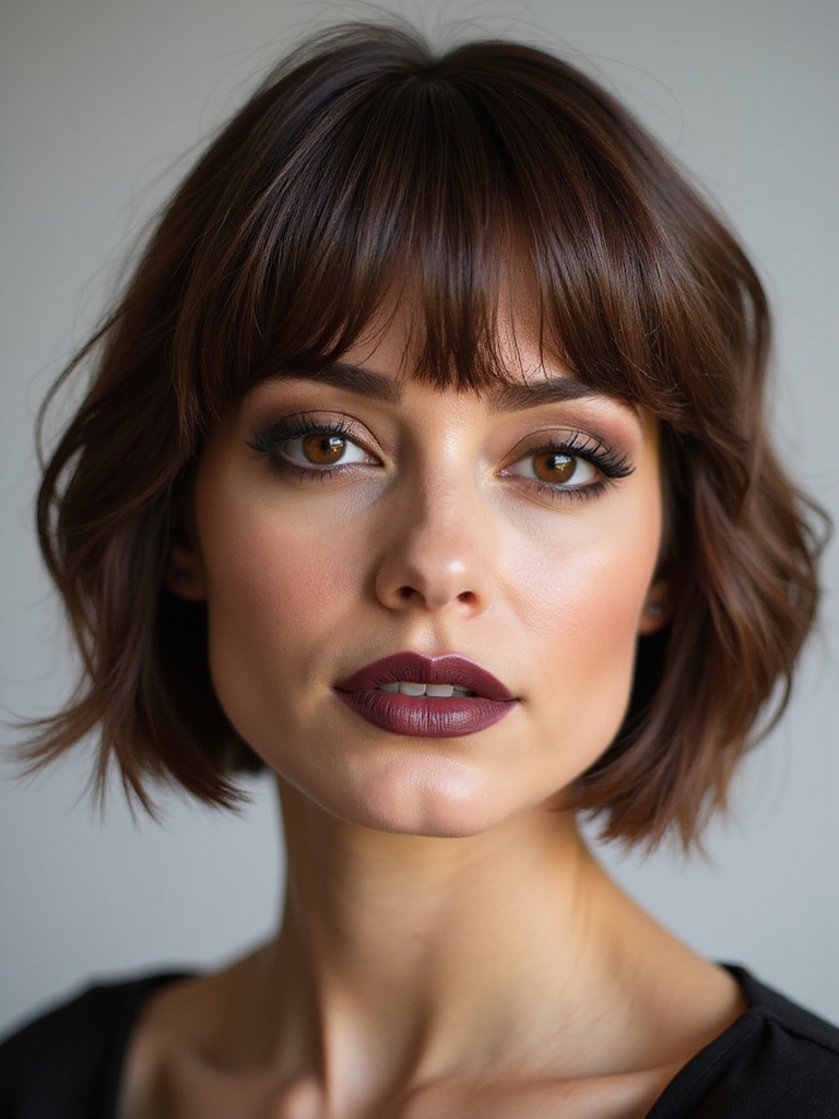 sculpted graduated inverted bob