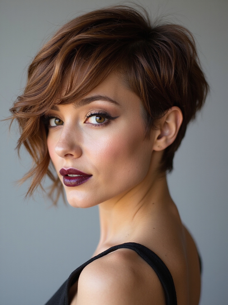 sharp asymmetrical pixie confidence