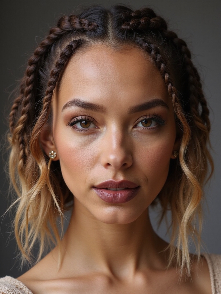short boho bob braids