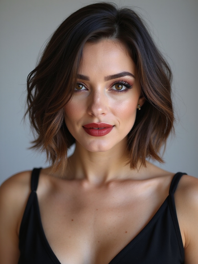 short graduated chin length bob