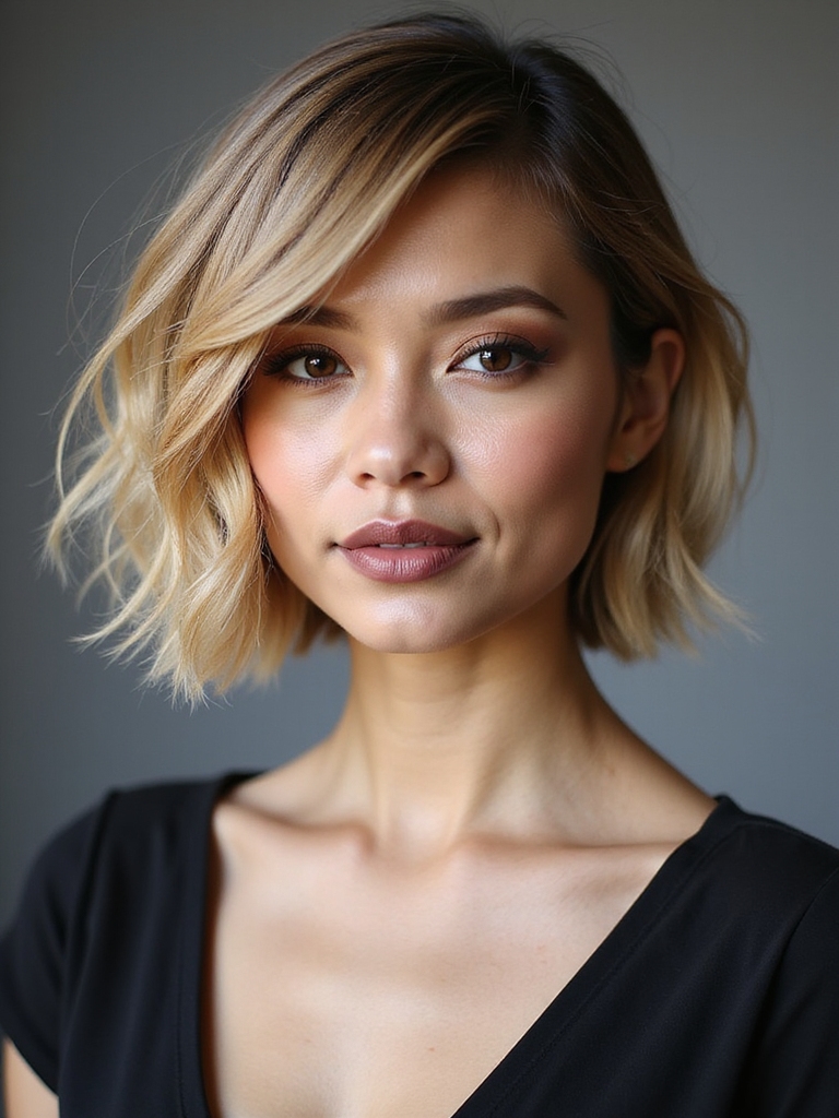 short stacked bob volume