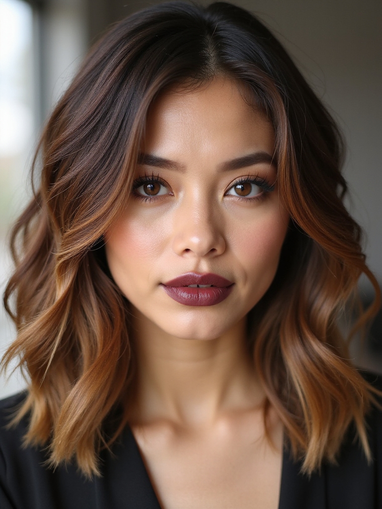shorter face framing layers boost