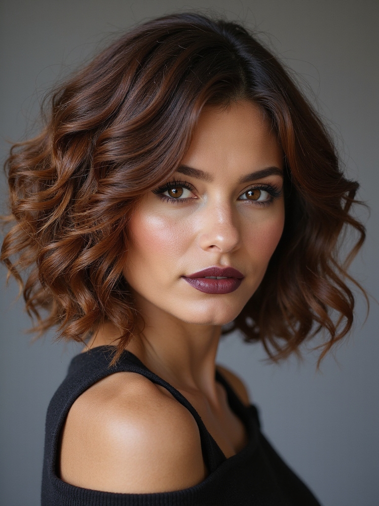 side part flatters faces