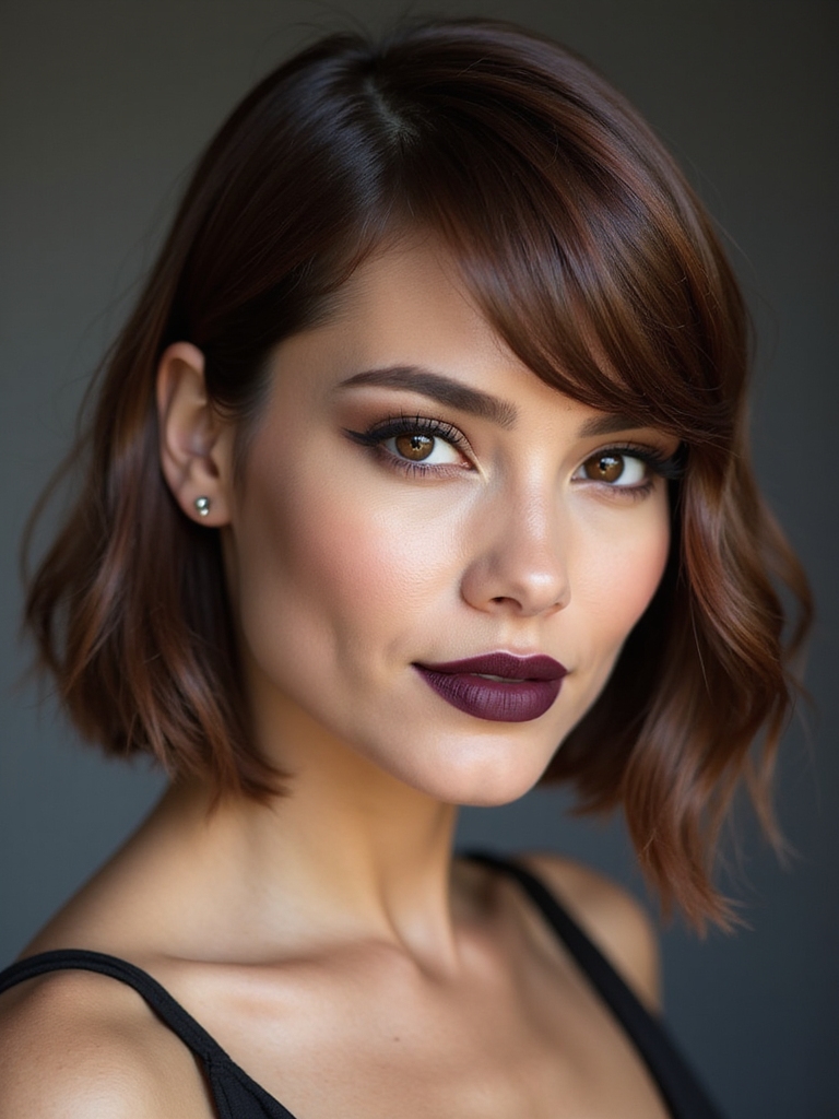 sleek a line bob styling