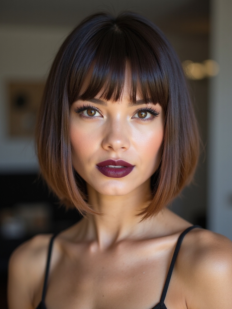 sleek high shine micro bob
