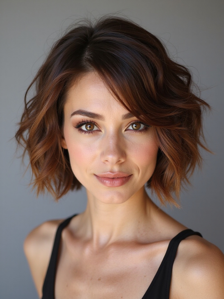 sleek stacked bob lift