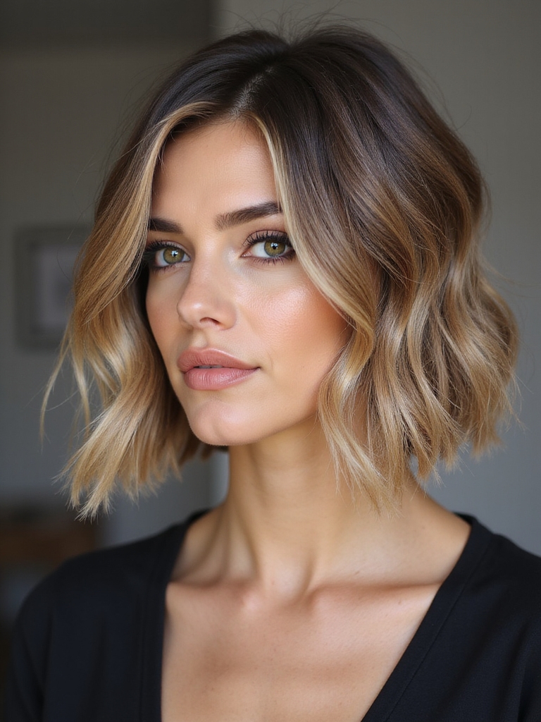 soft graduated layers lifted crown