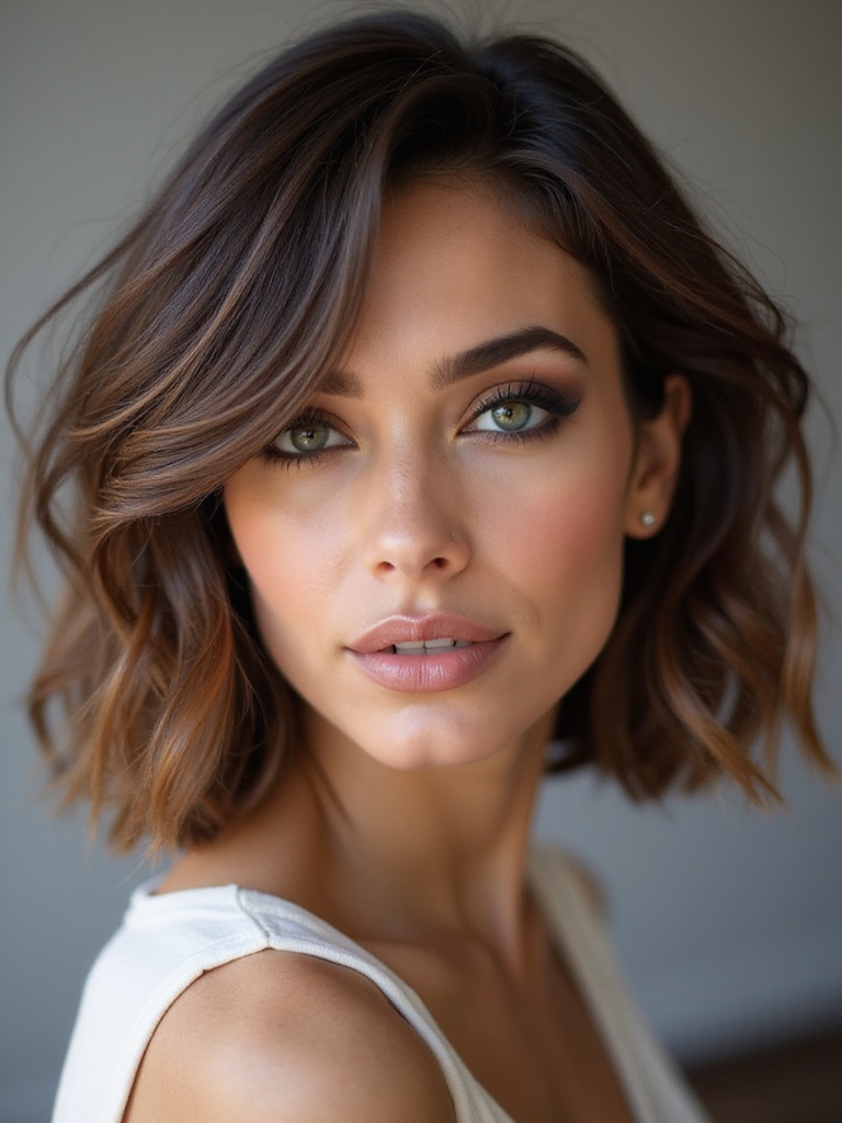 soft layered bob lift