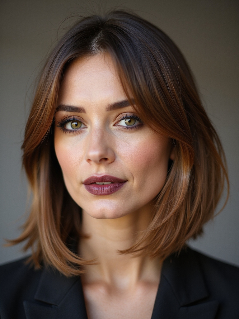 soft layered bob lift