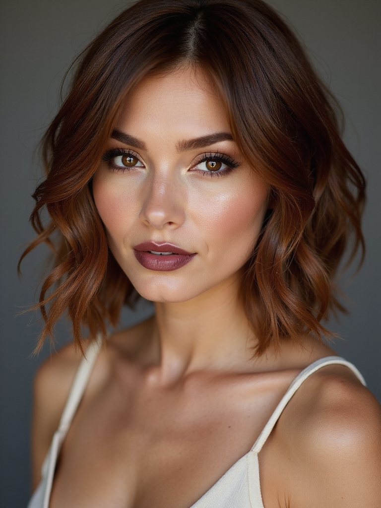 soft rounded stacked bob