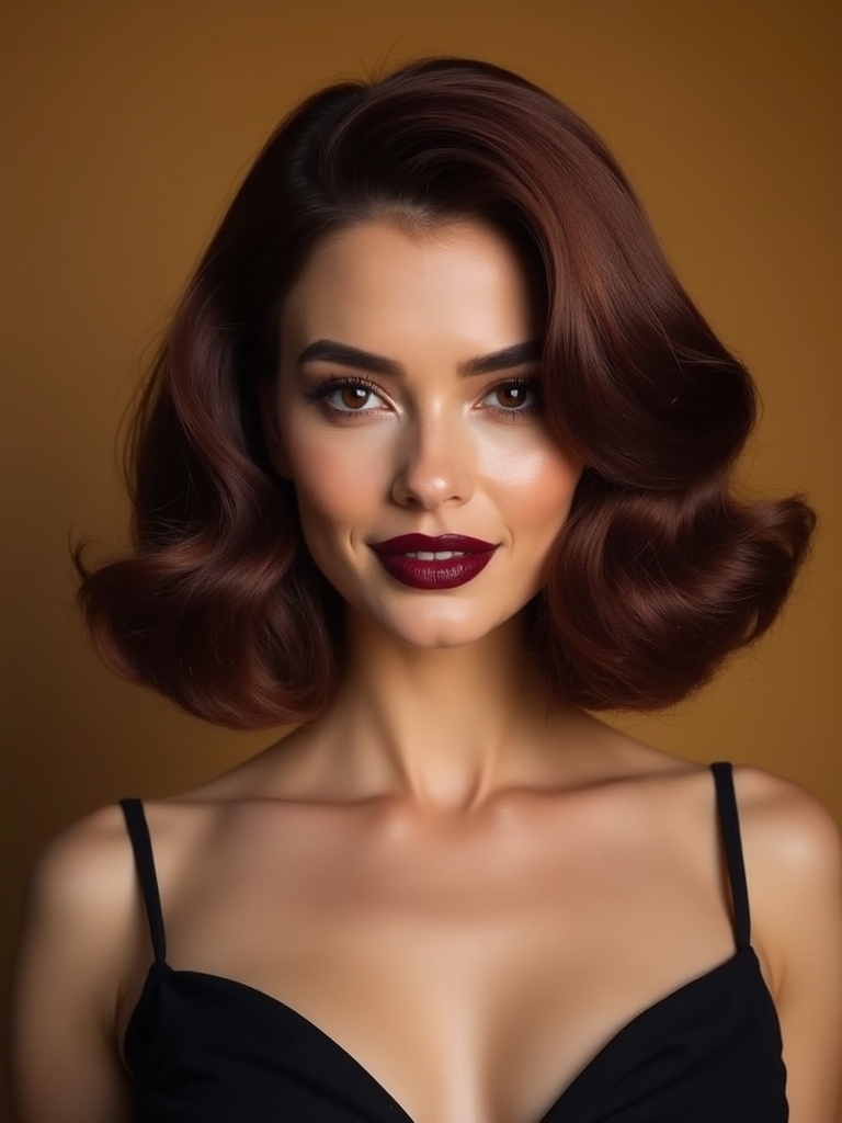 soft voluminous round bob