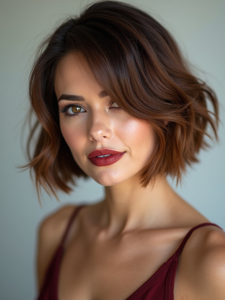 stacked bob flatters faces