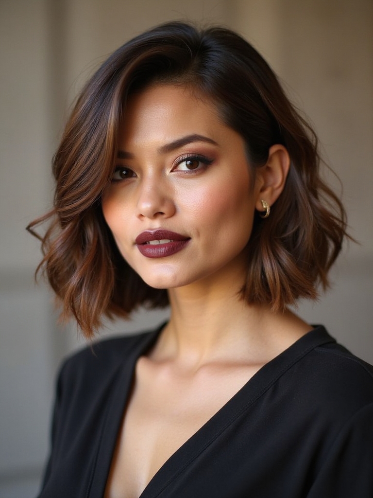 stacked bob versatile textured polish