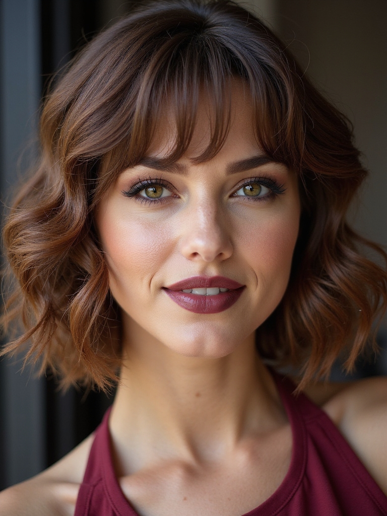 substantial airy voluminous bob