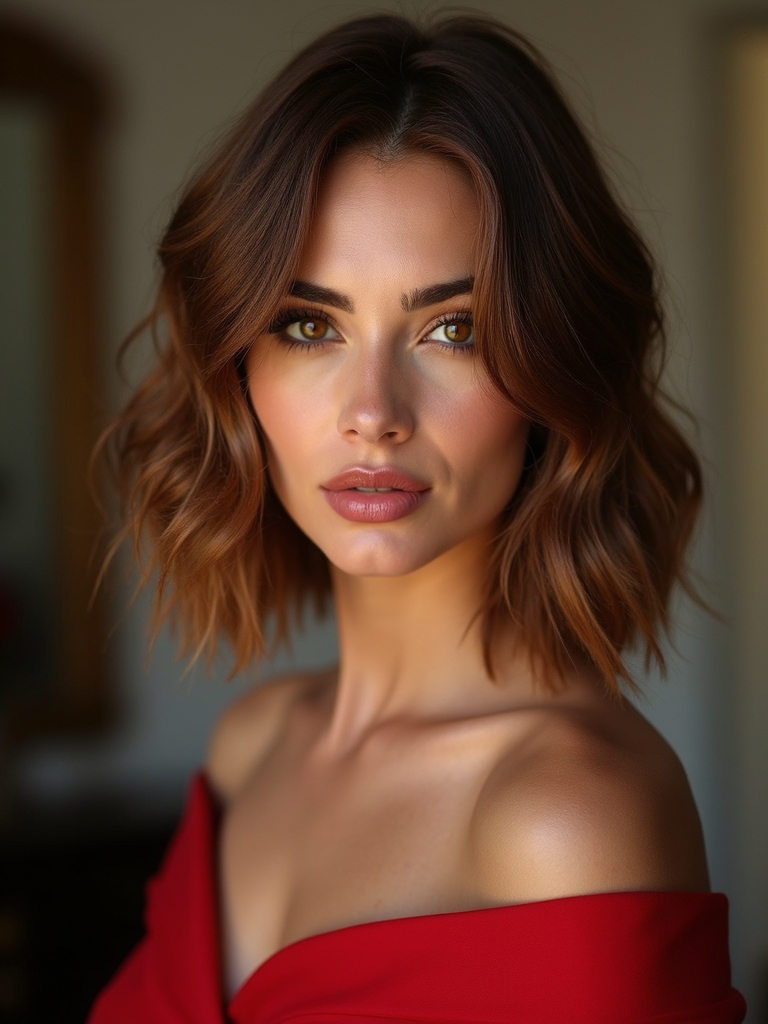 subtle angled a line bob