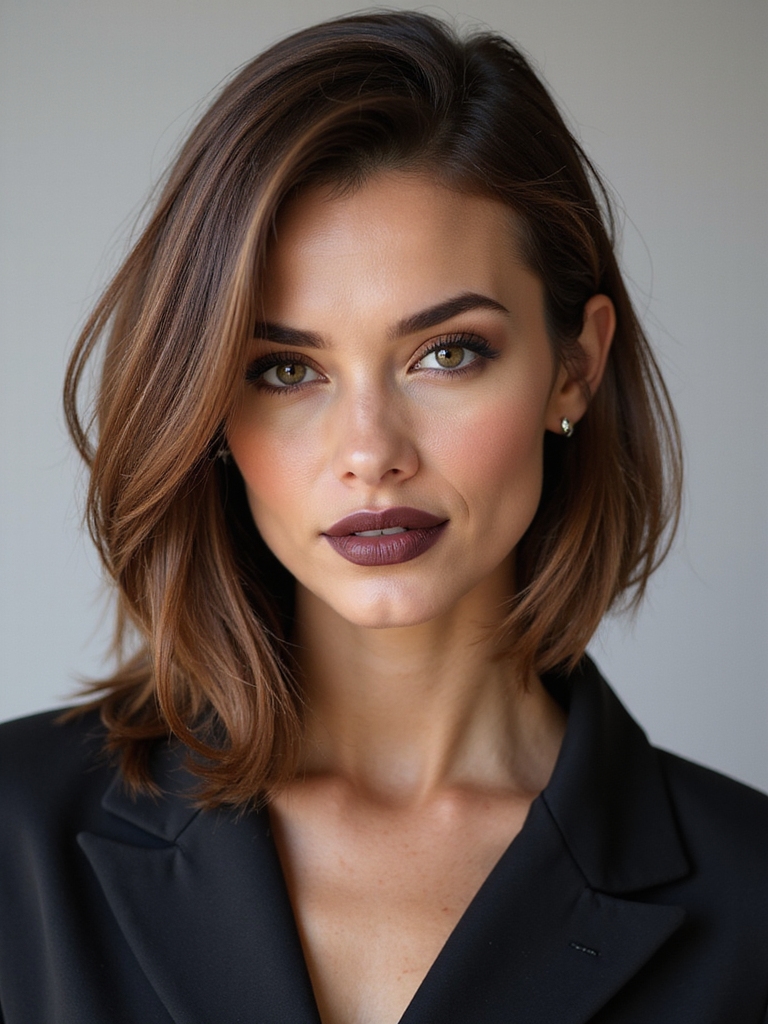subtle asymmetrical graduated longbob