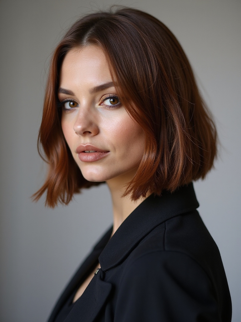 subtle undercut enhances volume