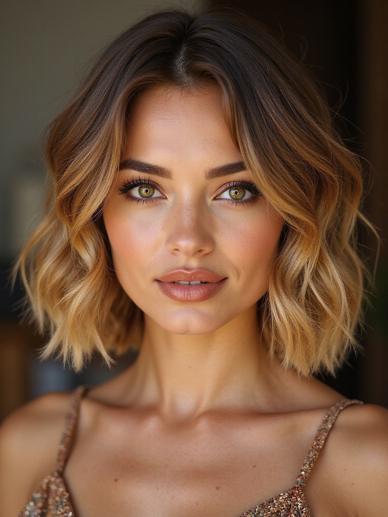 sun kissed lived in balayage