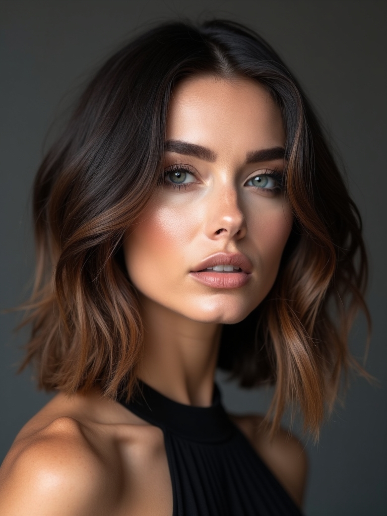 tailored angled bobs sculpting